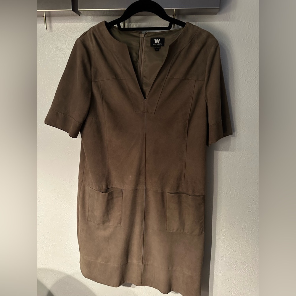 W by Worth Taupe Dress